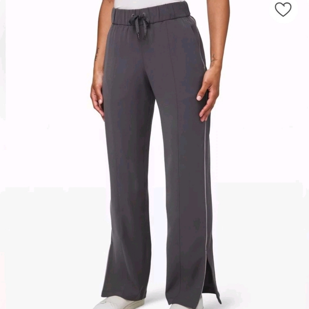 Lululemon Athletica Charcoal On The Right Track Pants